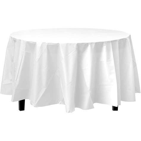 60 inch round plastic tablecloth|disposable 60 inch round tablecloths.